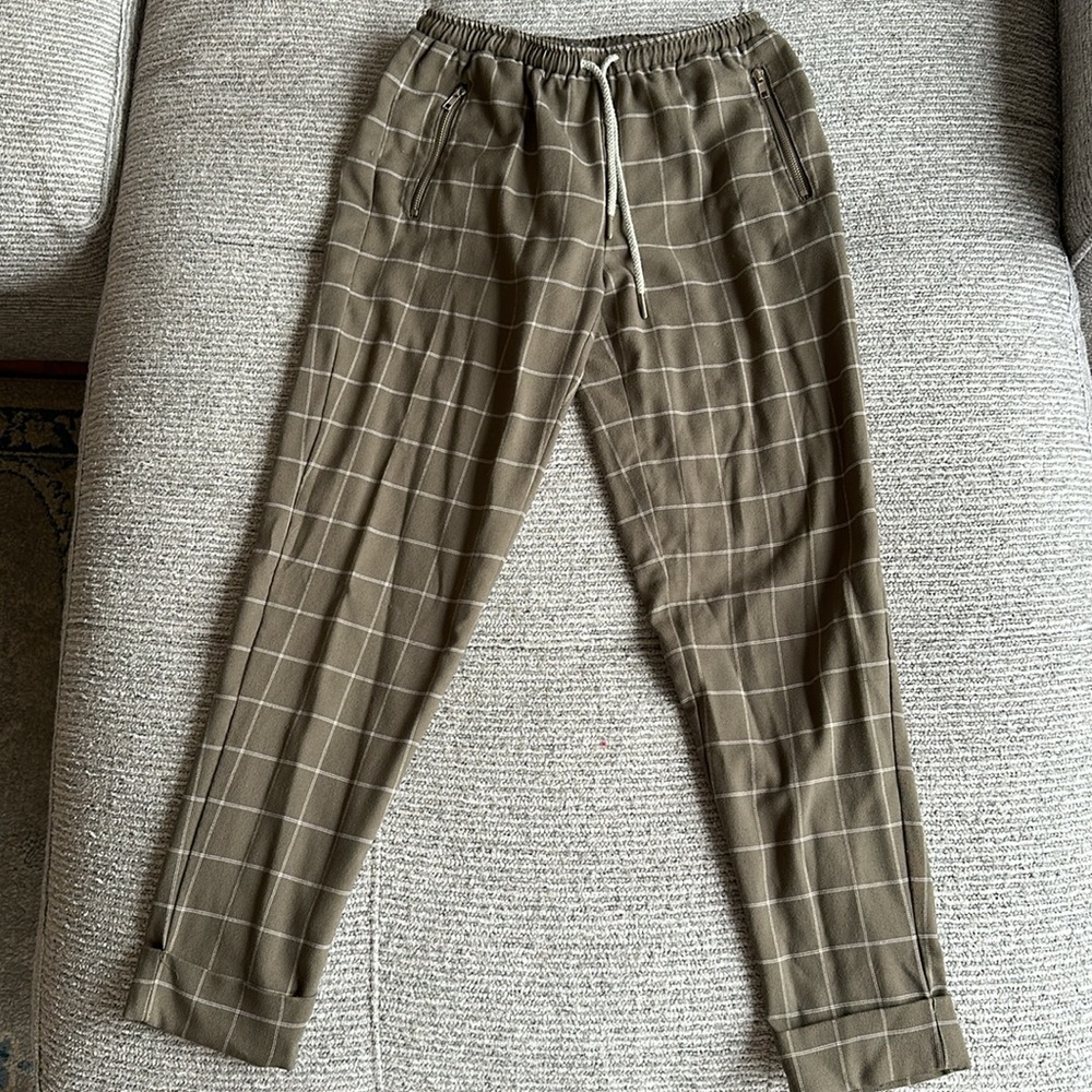 Plaid trousers